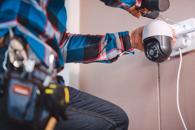 cctv installation with young asian technicians installation such as wifi ip camera concept wireless ip camera 140555 611